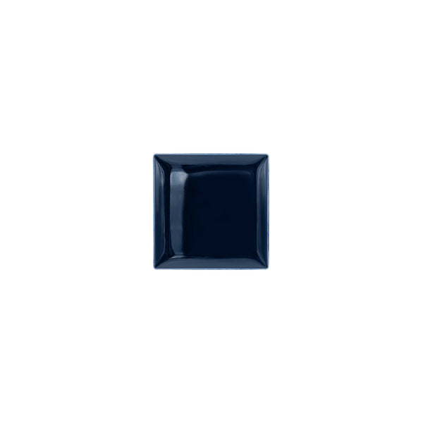 Jaune de Chrome BLUE - Square plate 12 cm  - 4.7 in SKU: ACC1017BLUEBLUE000