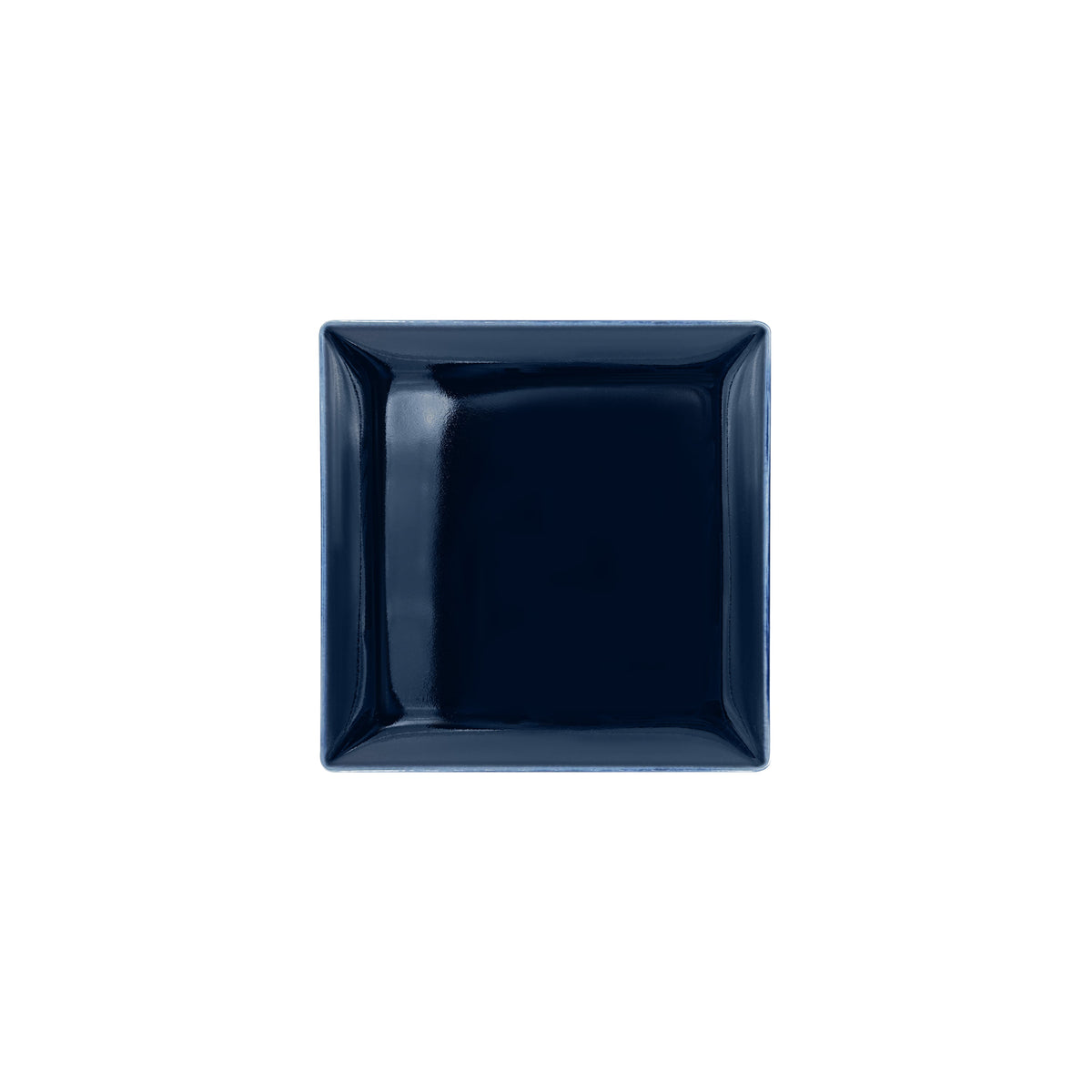 Jaune de Chrome BLUE - Square plate 16 cm  - 6.3 in SKU: ACC1018BLUEBLUE000