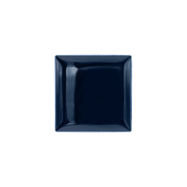 Jaune de Chrome BLUE - Square plate 16 cm  - 6.3 in SKU: ACC1018BLUEBLUE000