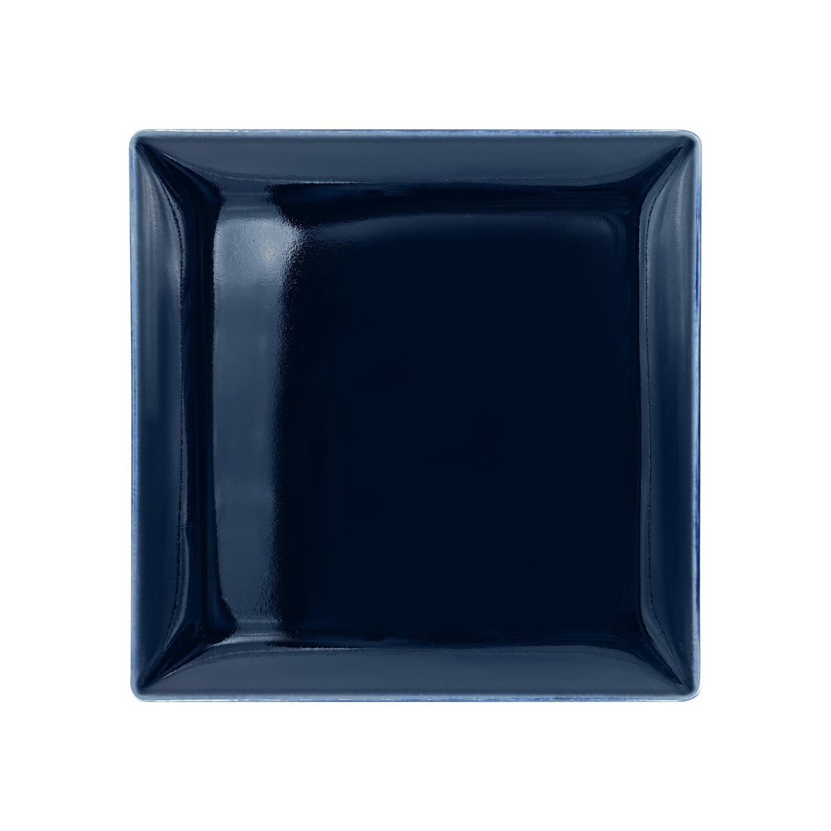 Jaune de Chrome BLUE - Square plate 24 cm  - 9.4 in SKU: ACC1020BLUEBLUE000