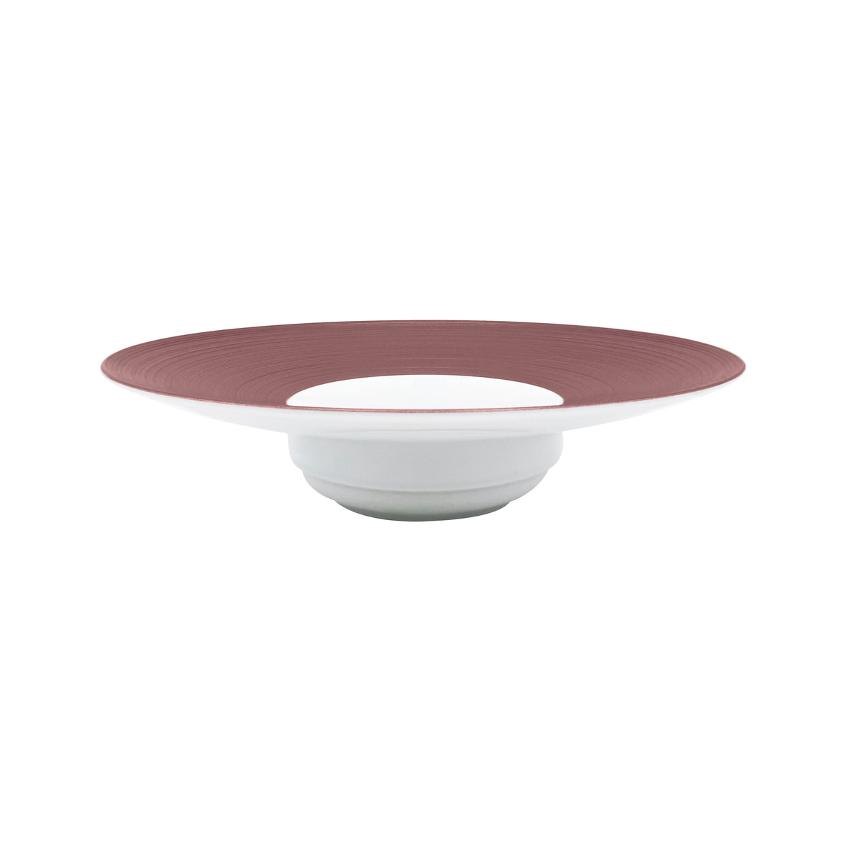 Jl Coquet HEMISPHERE Metallic Violet - Large Rimmed Deep Plate - 10.4 in SKU: HEM1023BS0070