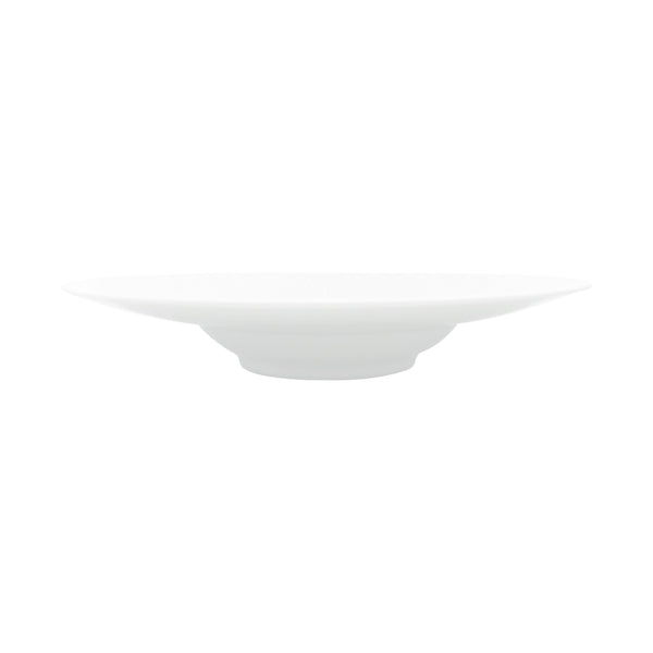 Jl Coquet BOLERO Satin White - JDC Rimmed Deep Plate - 10.6 in SKU: BOL1052BS0000