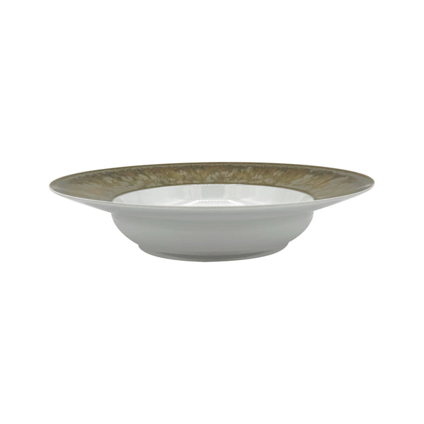 Jaune de Chrome BASMATI - MM winged soup plate, 2011  - 10.6 in SKU: DMO1024BASMBLNC000