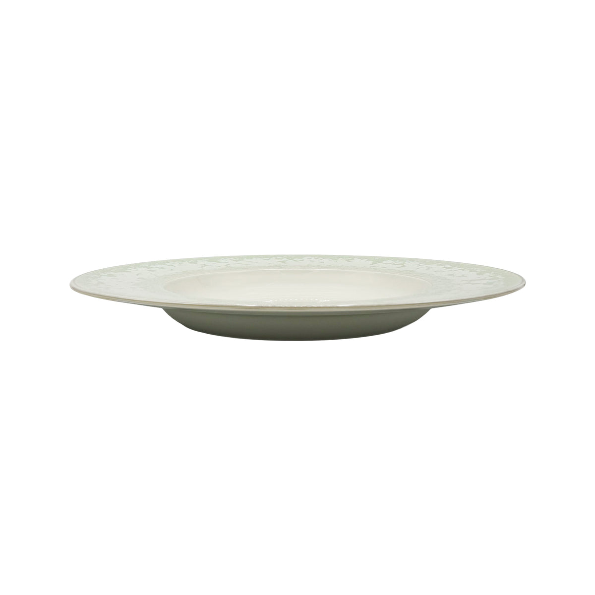 Jaune de Chrome SONG Almond - Deep plate with rim MM, 2011  - 10.6 in SKU: DMO1024SGAMCREM000