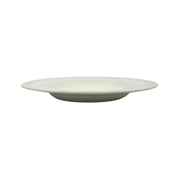 Jaune de Chrome SONG Almond - Deep plate with rim MM, 2011  - 10.6 in SKU: DMO1024SGAMCREM000