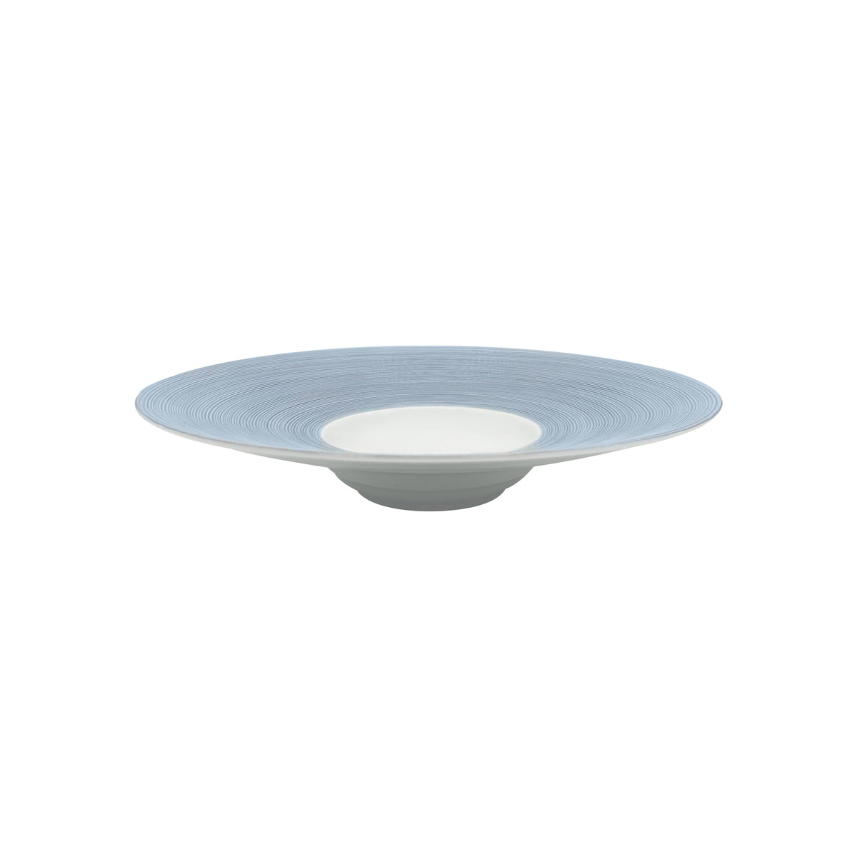 Jl Coquet HEMISPHERE Storm Blue - MM Rimmed Deep Plate - 9.1 in SKU: HEM1024BS0011