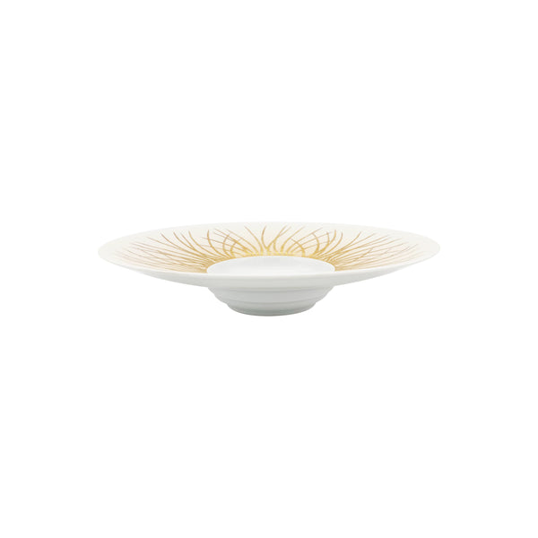 Jl Coquet HEMISPHERE Tundra Autumn - MM Rimmed Deep Plate - 9.1 in SKU: HEM1024BSA059