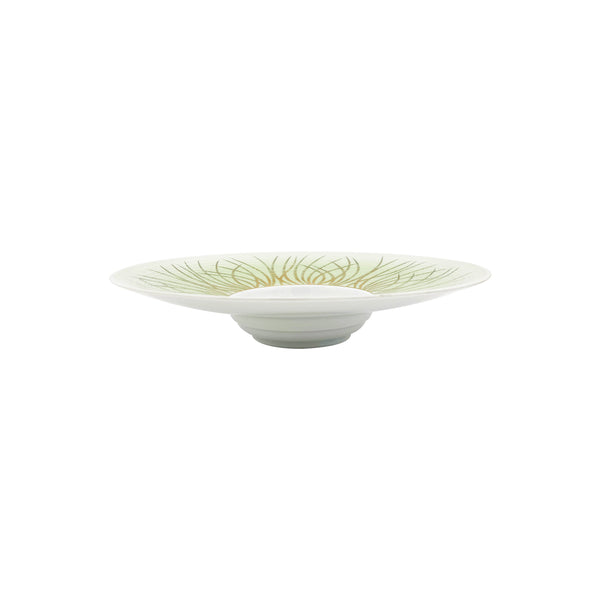 Jl Coquet HEMISPHERE Tundra Spring - MM Rimmed Deep Plate - 9.1 in SKU: HEM1024BSA061