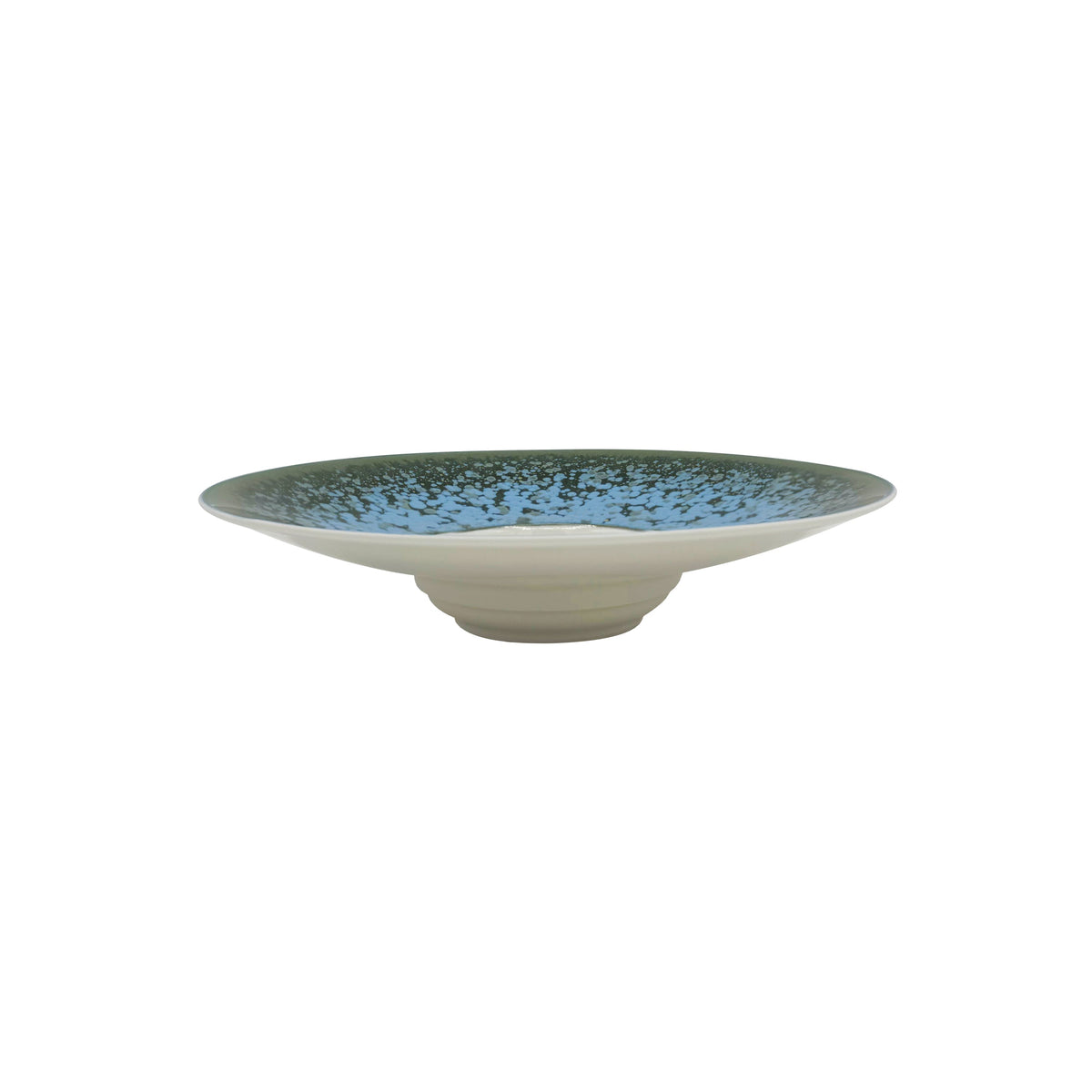 Jaune de Chrome NYMPHEA - MM Rimmed Deep Plate  - 9.1 in SKU: HOR1024NYMPCREM000