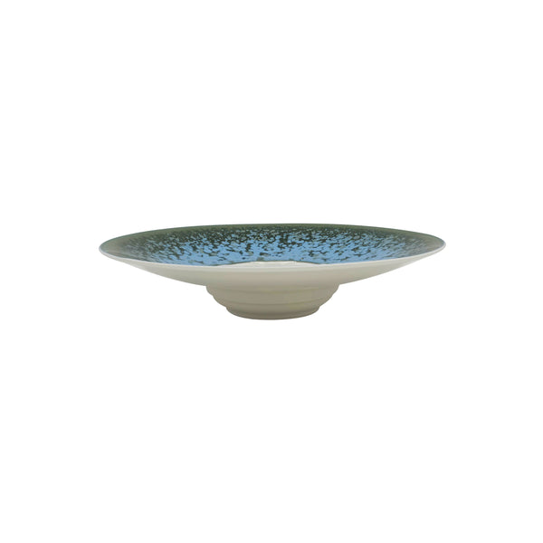 Jaune de Chrome NYMPHEA - MM Rimmed Deep Plate  - 9.1 in SKU: HOR1024NYMPCREM000