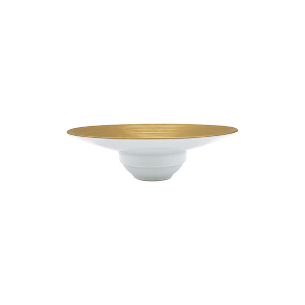Jl Coquet HEMISPHERE Gold - Small Rimmed Soup Plate - 7.5 in SKU: HEM1026BSA002