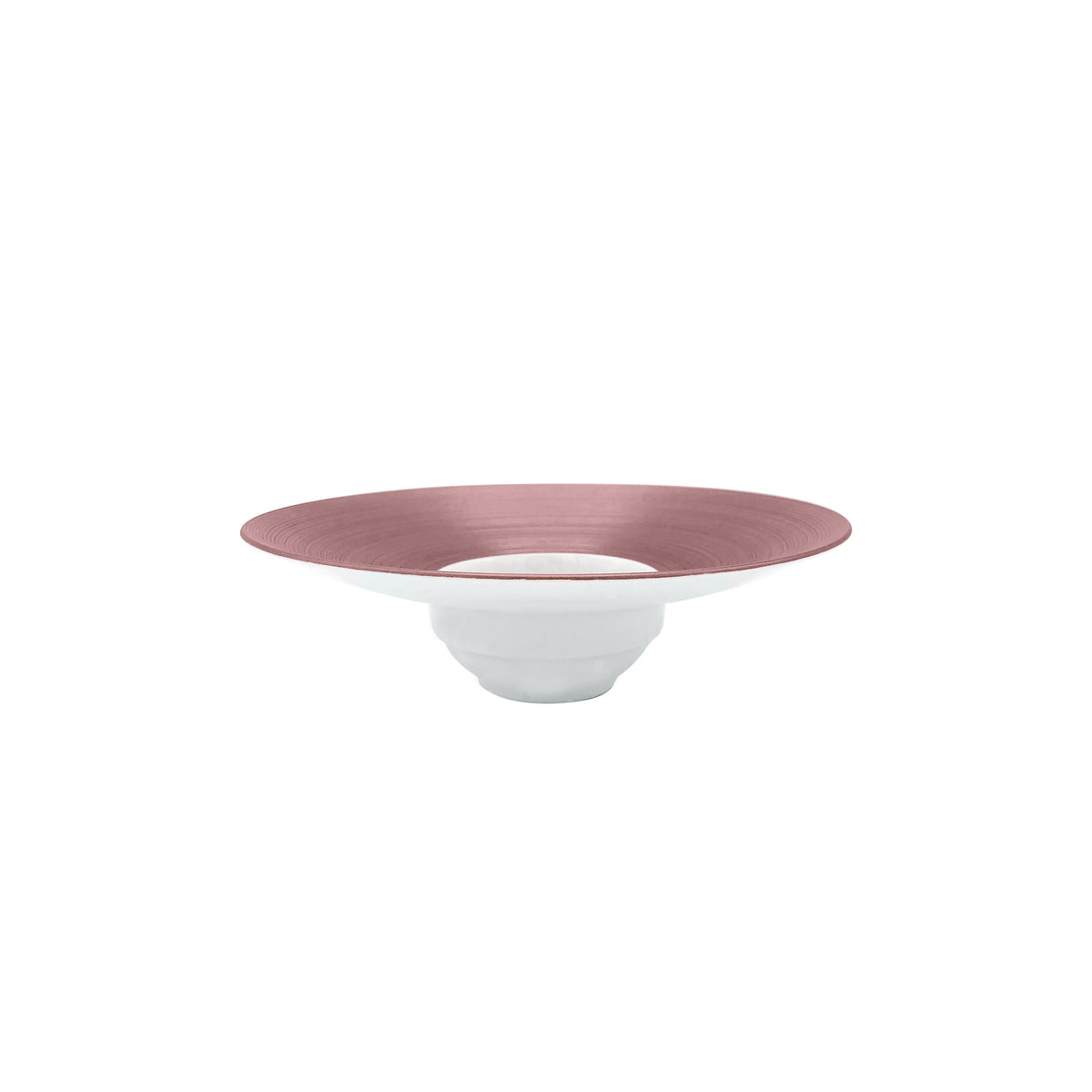 Jl Coquet HEMISPHERE Metallic Violet - Small Rimmed Deep Plate - 7.5 in SKU: HEM1026BS0070