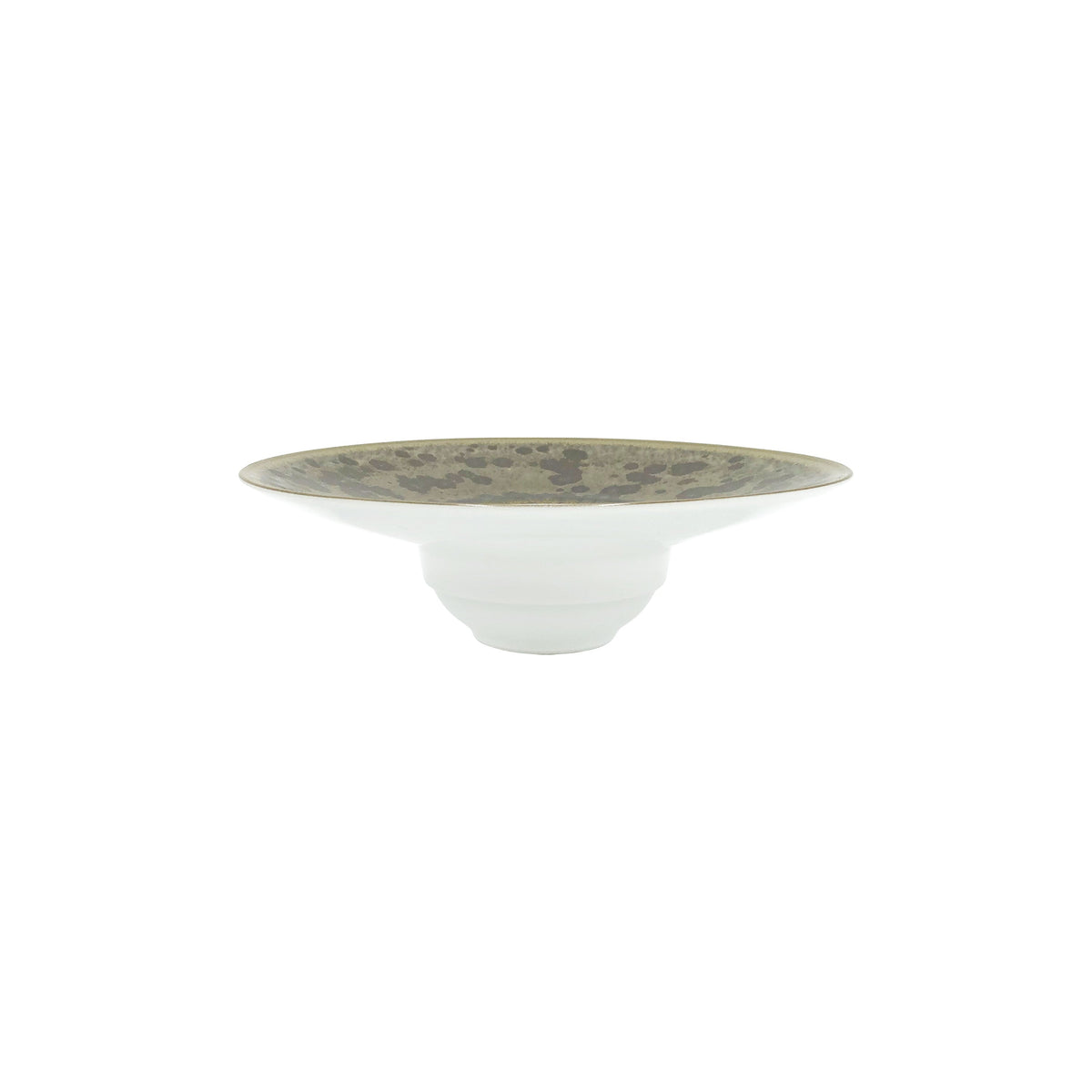 Jaune de Chrome ZULOU - Small winged soup plate  - 7.5 in SKU: HOR1026ZOULBLNC000