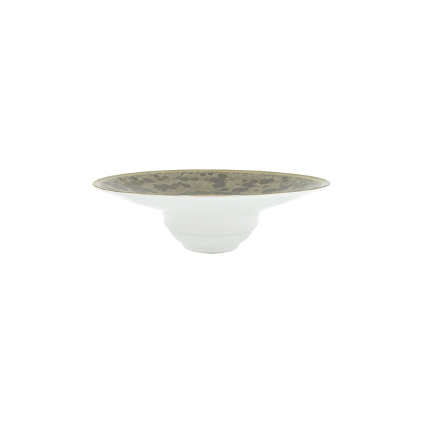 Jaune de Chrome ZULOU - Small winged soup plate  - 7.5 in SKU: HOR1026ZOULBLNC000