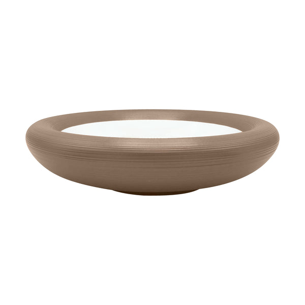 Jl Coquet HEMISPHERE Metallic Grey - Bubble Deep Plate - 9.4 in SKU: HEM1088BS0030