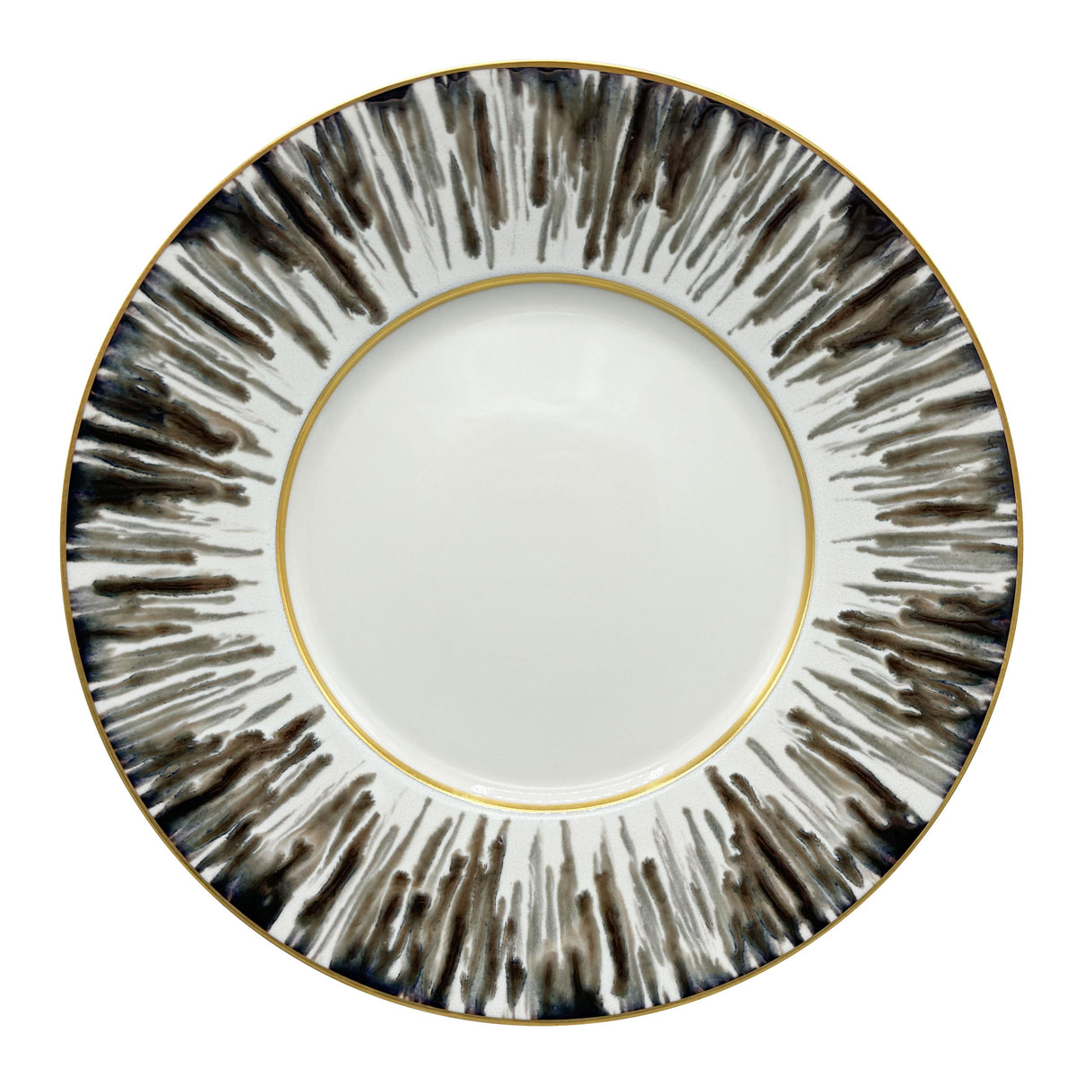 JL Coquet  ?CAILLE CR?ME Filet Or - Assiette de pr?sentation, 1824 12.6 Inch SKU: MHV1039ECRECREMA00