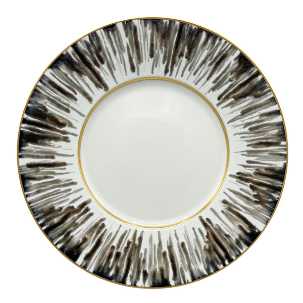 JL Coquet  ?CAILLE CR?ME Filet Or - Assiette de pr?sentation, 1824 12.6 Inch SKU: MHV1039ECRECREMA00