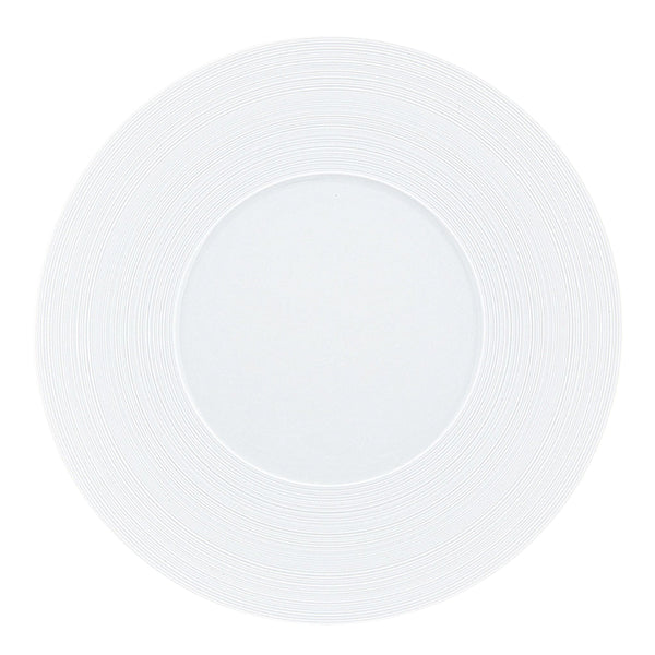 Jl Coquet HEMISPHERE Satin White - Serving Plate - 12.6 in SKU: HEM1039BS0000