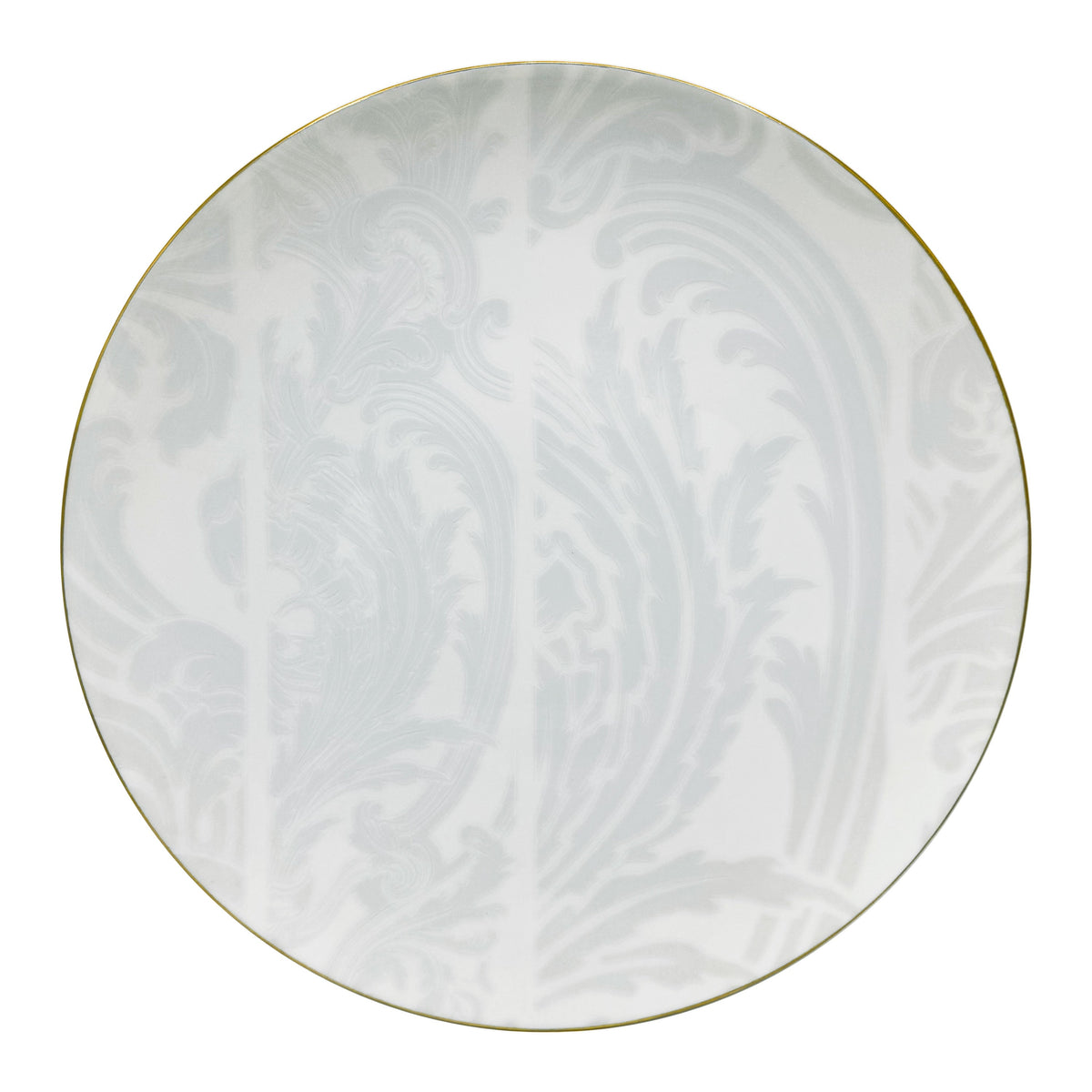 Jl Coquet Indian Blue Pearl Gold Trim - Serving Plate - 12.6 in SKU: AGO1039BBA105