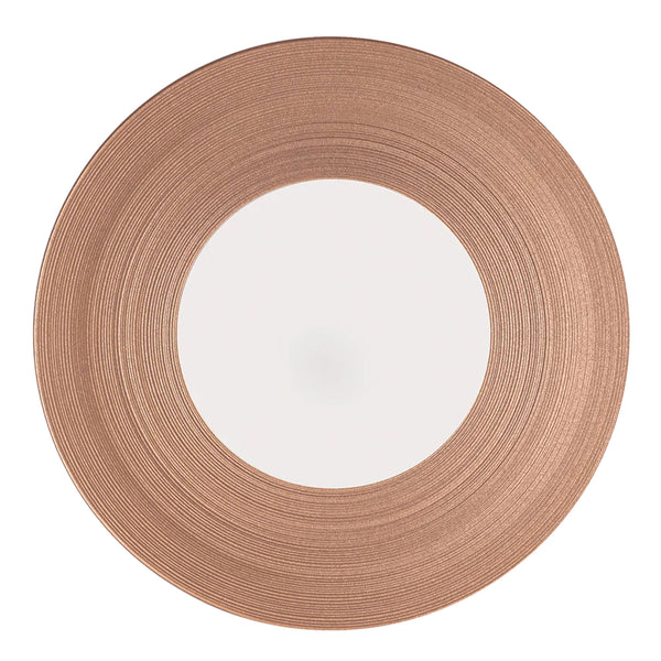Jl Coquet HEMISPHERE Metallic Rose - Serving Plate - 12.6 in SKU: HEM1039BS0048