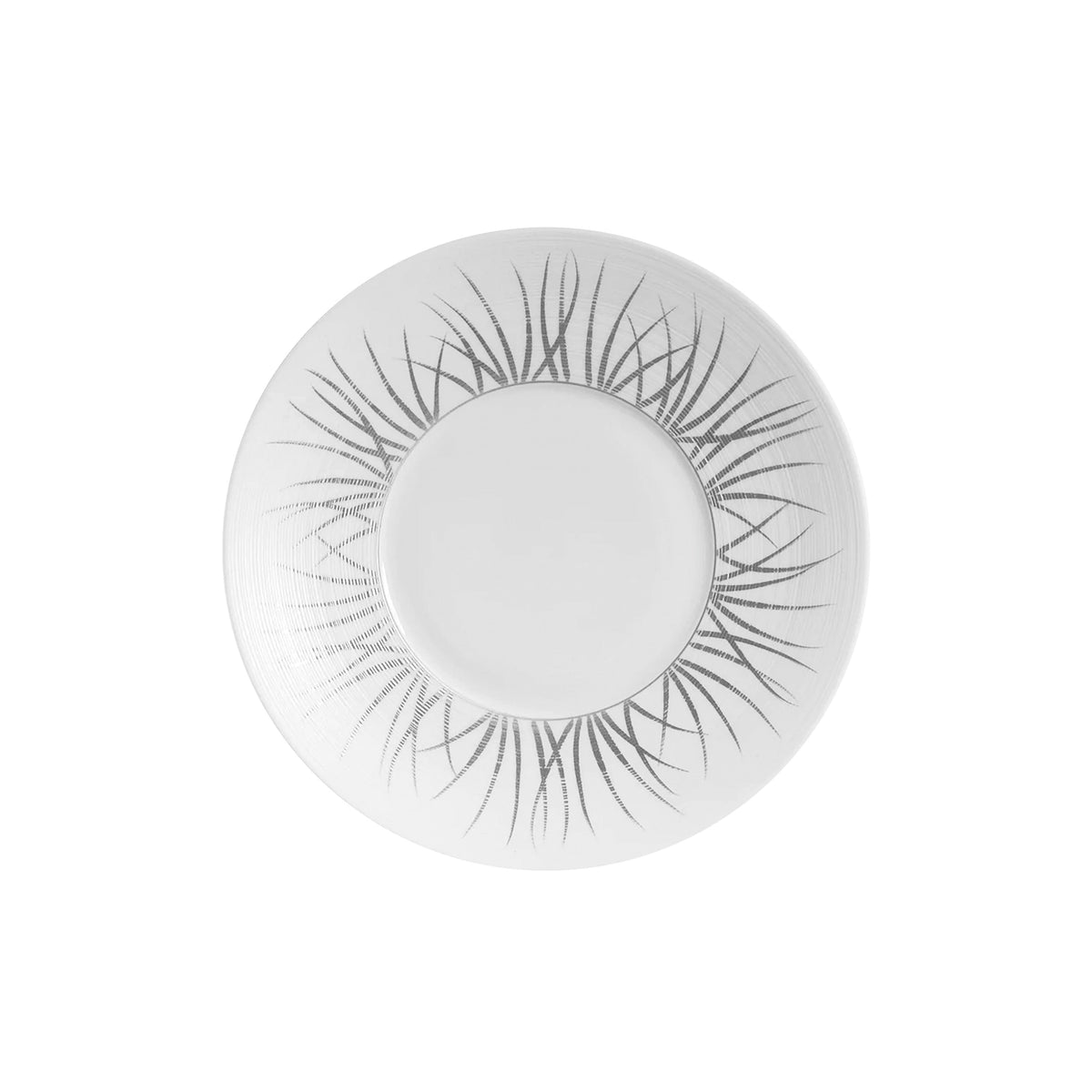 Jl Coquet HEMISPHERE Platinum Tundra - Dessert Plate - 8.3 in SKU: HEM1028BSP033