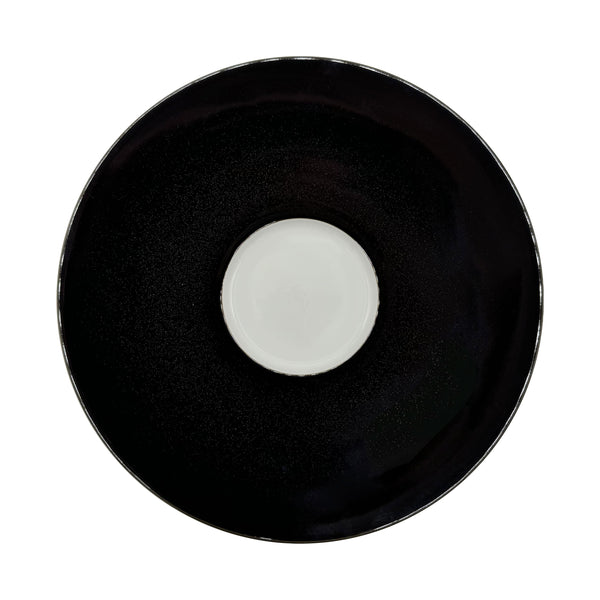 JL Coquet  NOIR PAILLETE - Assiette Mise en bouche 11.42 Inch SKU: HOR1031NPAIBLNC000