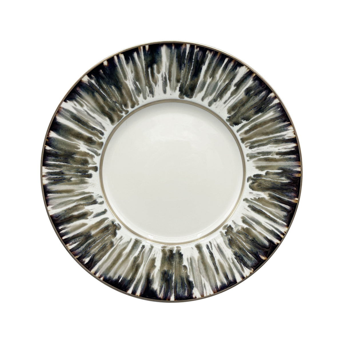JL Coquet  ?CAILLE CR?ME Filet Bronze - Assiette plate, 1824 6.5 Inch SKU: MHV1034ECRECREMB00