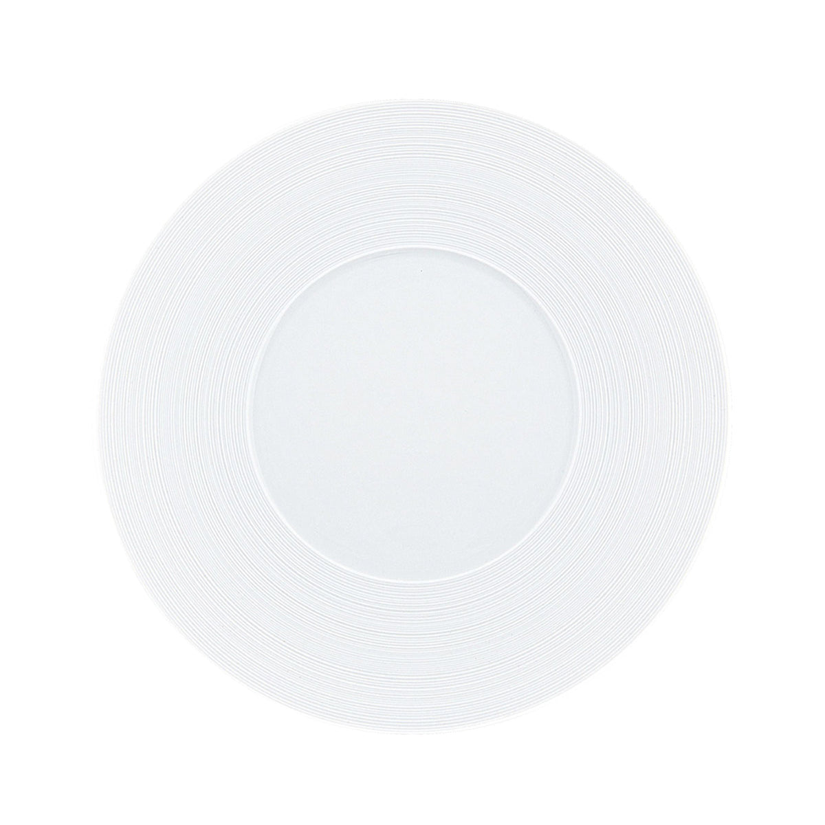 Jl Coquet HEMISPHERE Satin White - Flat Plate - 10.6 in SKU: HEM1034BS0000