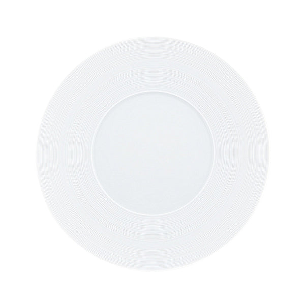 Jl Coquet HEMISPHERE Satin White - Flat Plate - 10.6 in SKU: HEM1034BS0000