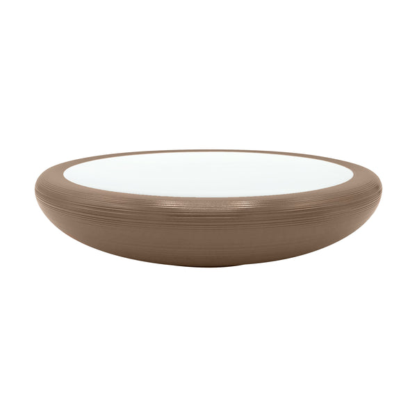 Jl Coquet HEMISPHERE Metallic Grey - Bubble Flat Plate - 9.4 in SKU: HEM1089BS0030
