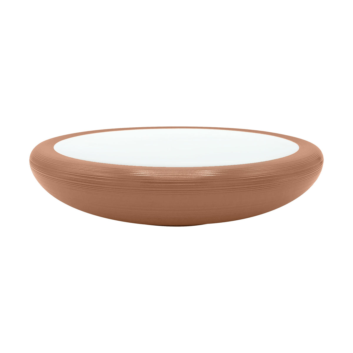 Jl Coquet HEMISPHERE Metallic Rose - Bubble Flat Plate - 9.4 in SKU: HEM1089BS0048