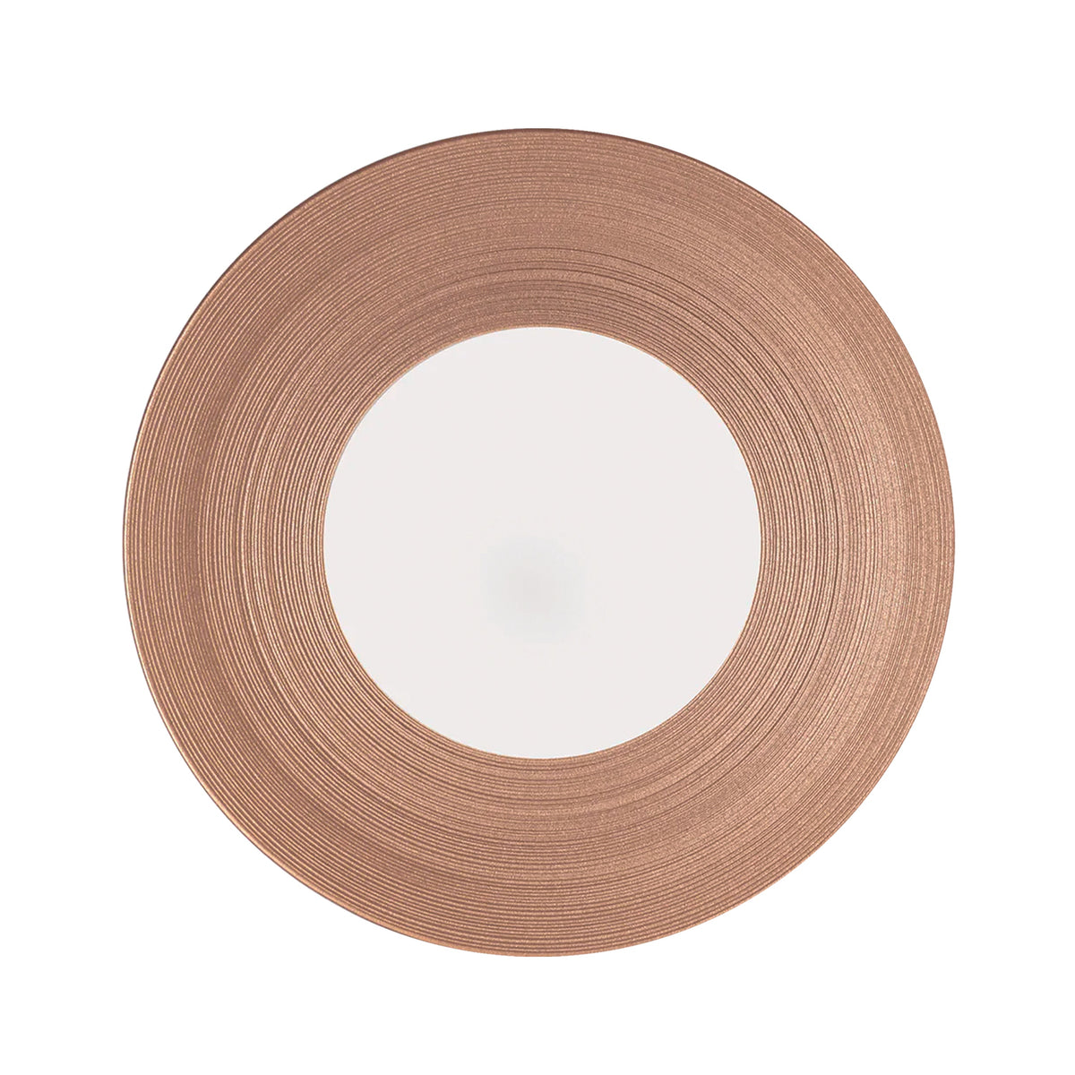 Jl Coquet HEMISPHERE Metallic Rose - Flat Plate - 10.6 in SKU: HEM1034BS0048