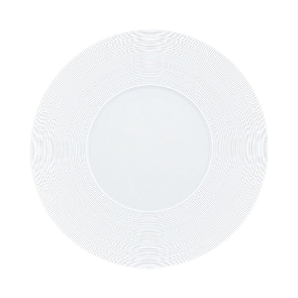 Jl Coquet HEMISPHERE Satin White - 29 cm Plate - 11.6 in SKU: HEM1002BS0000