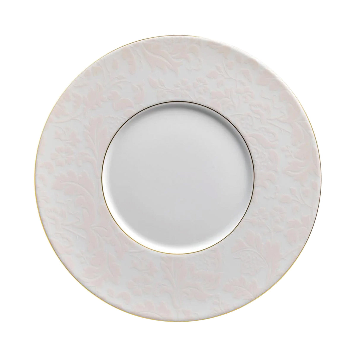 Jl Coquet Indian Pink Powder Pink Gold Trim - Plate 29 cm - 15, 2011 - 11.4 in SKU: DMO1004BBA107