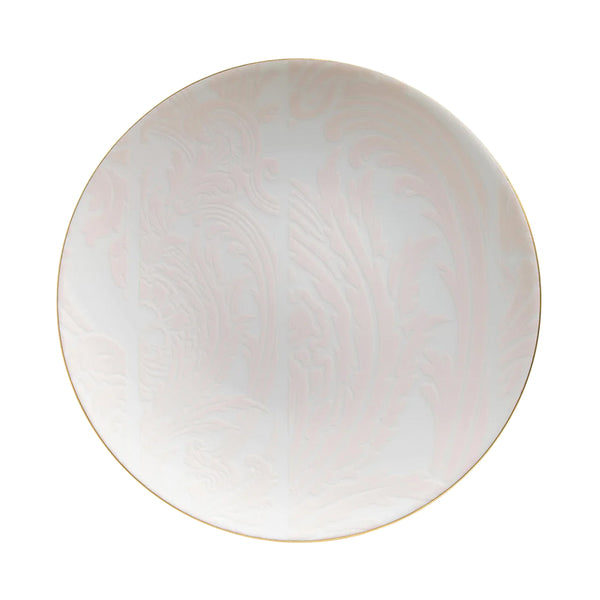 Jl Coquet Indian Pink Powder Pink Gold Trim - 29 cm Plate - 11.4 in SKU: AGO1002BBA107