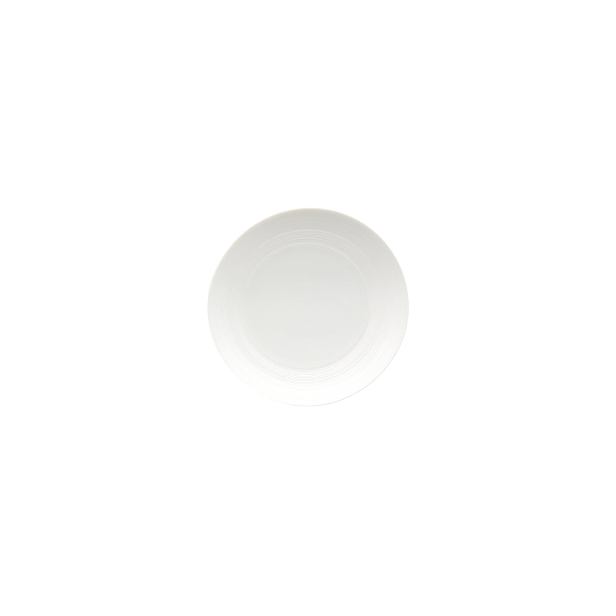 Jl Coquet HEMISPHERE Satin White - Asian Plate 10 - 3.9 in SKU: HEM1012BS0000