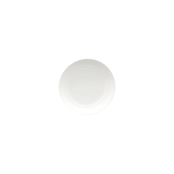 Jl Coquet HEMISPHERE Satin White - Asian Plate 10 - 3.9 in SKU: HEM1012BS0000