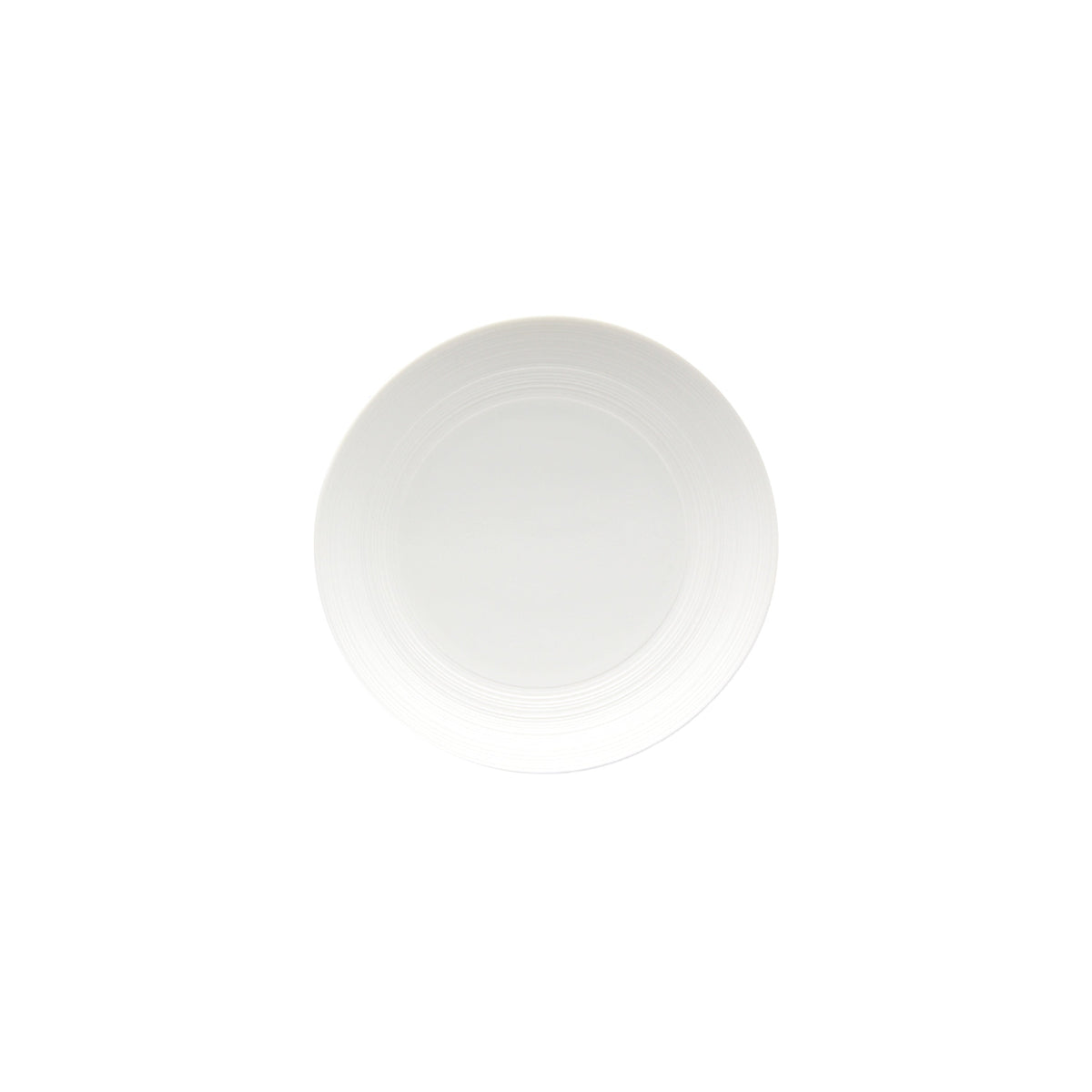 Jl Coquet HEMISPHERE Satin White - Asian Plate 15 - 5.9 in SKU: HEM1013BS0000