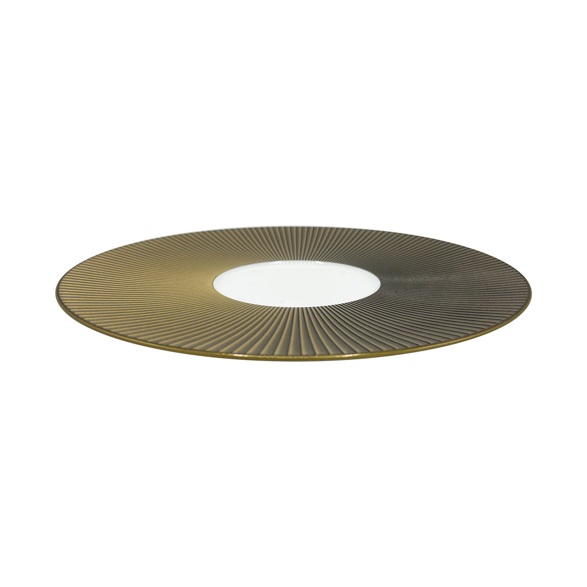 Jl Coquet Iridescent Brown Bolero - Appetizer Plate - 11.4 in SKU: BOL1031BS0245