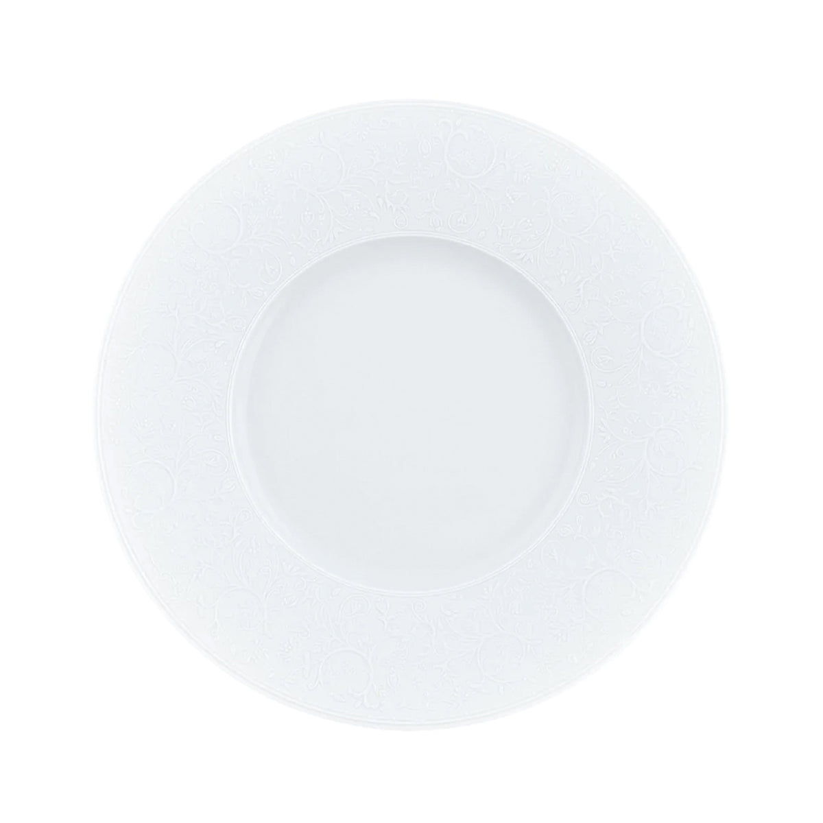 Jl Coquet SWAN Satin White - Flat Plate - 10.6 in SKU: SWA1034BS0000