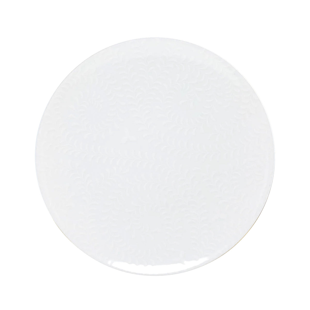 Jl Coquet ARJUNA White on White - Flat Plate - 10.6 in SKU: AGO1034BB0103