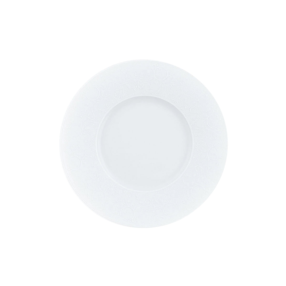 Jl Coquet SWAN Satin White - Dessert Plate - 8.3 in SKU: SWA1028BS0000