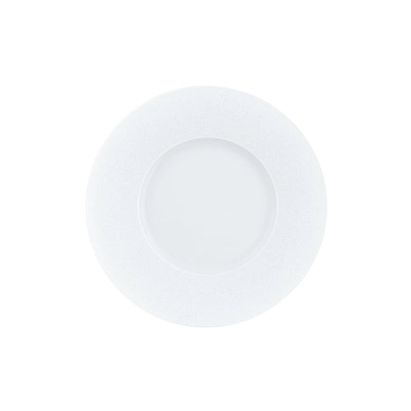 Jl Coquet SWAN Satin White - Dessert Plate - 8.3 in SKU: SWA1028BS0000