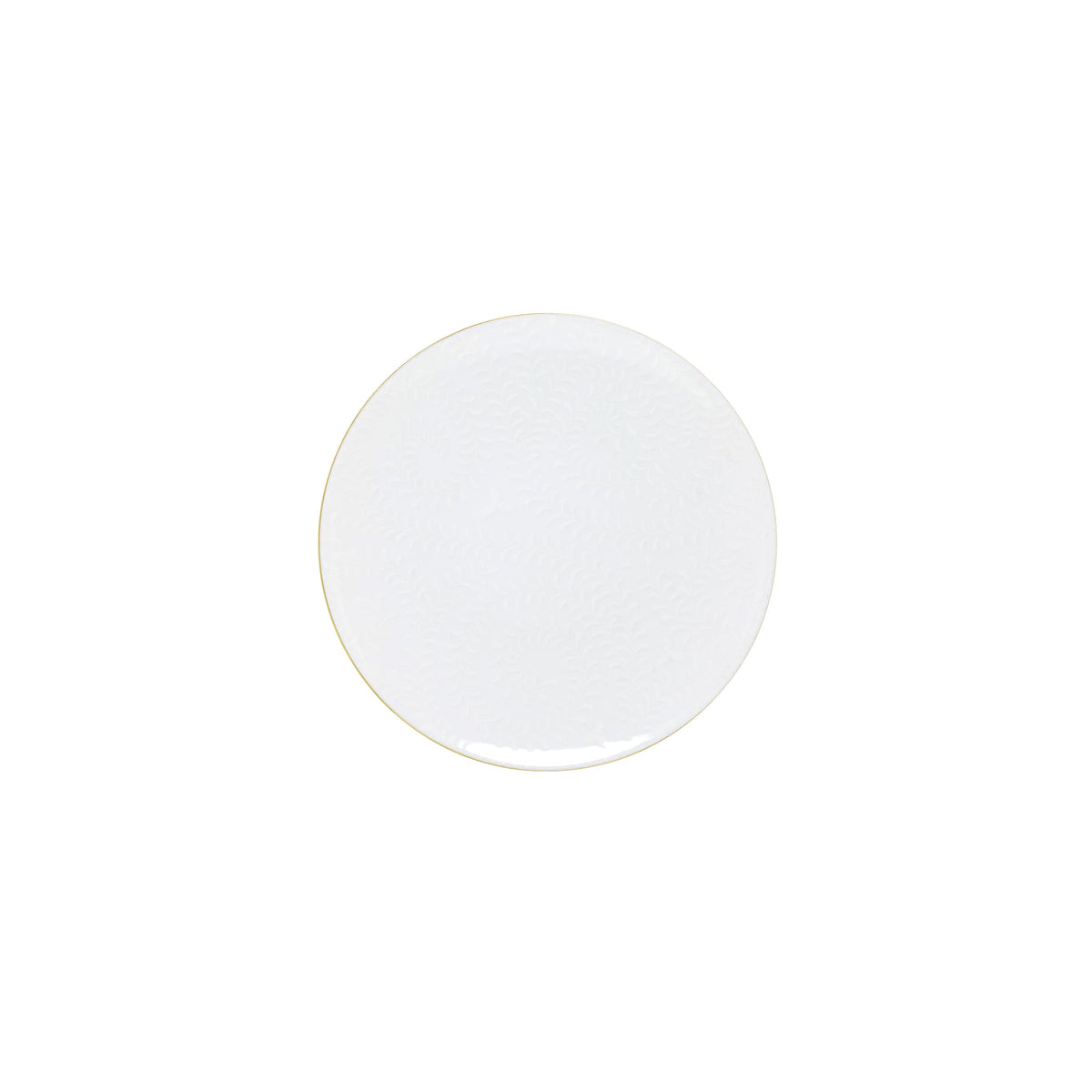 Jl Coquet ARJUNA White Fillet Gold - Bread Plate - 6.1 in SKU: AGO1008BBA096