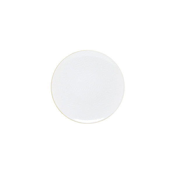 Jl Coquet ARJUNA White Fillet Gold - Bread Plate - 6.1 in SKU: AGO1008BBA096