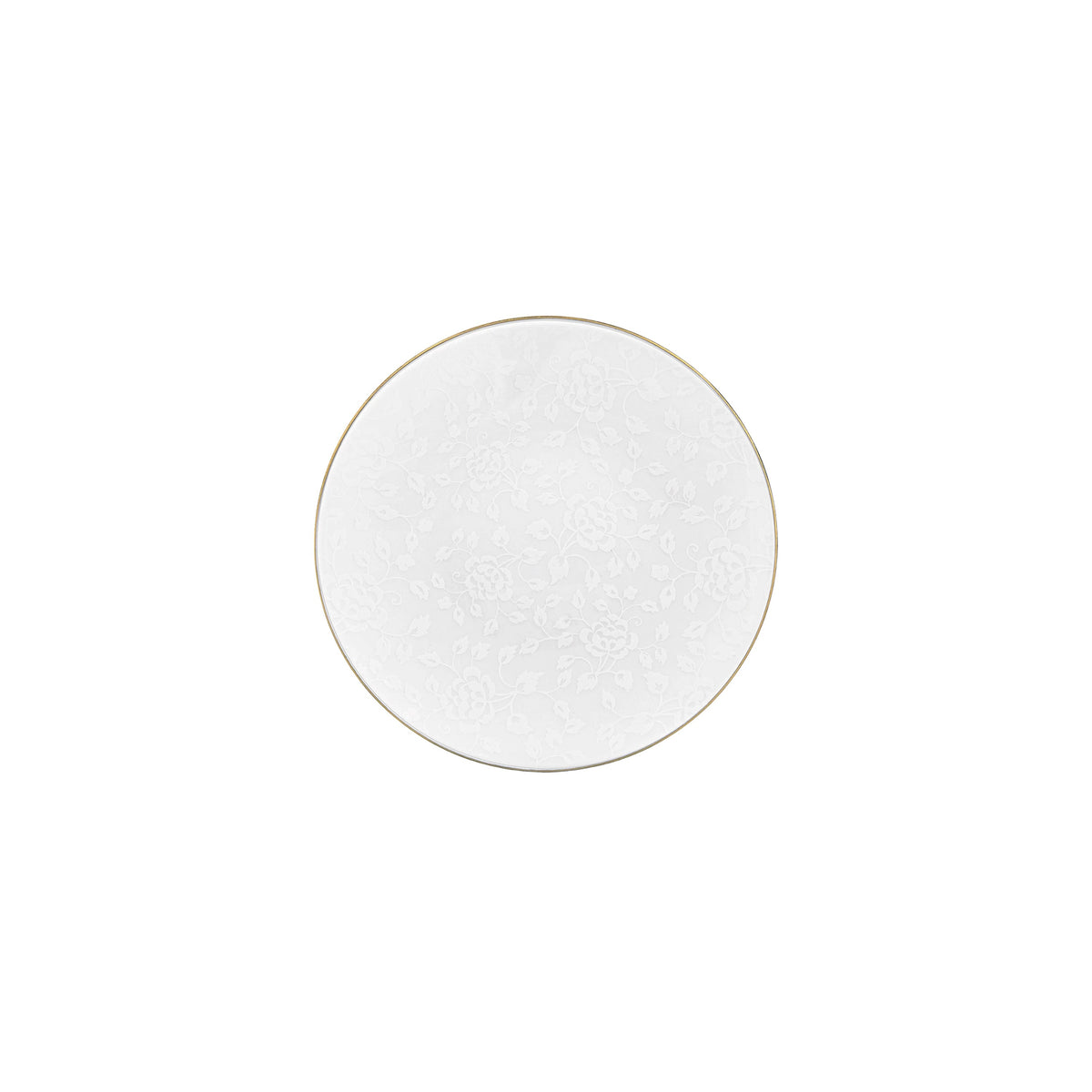 Jl Coquet THISTLES White Gold Fillet - Bread Plate - 6.1 in SKU: AGO1008BBA013