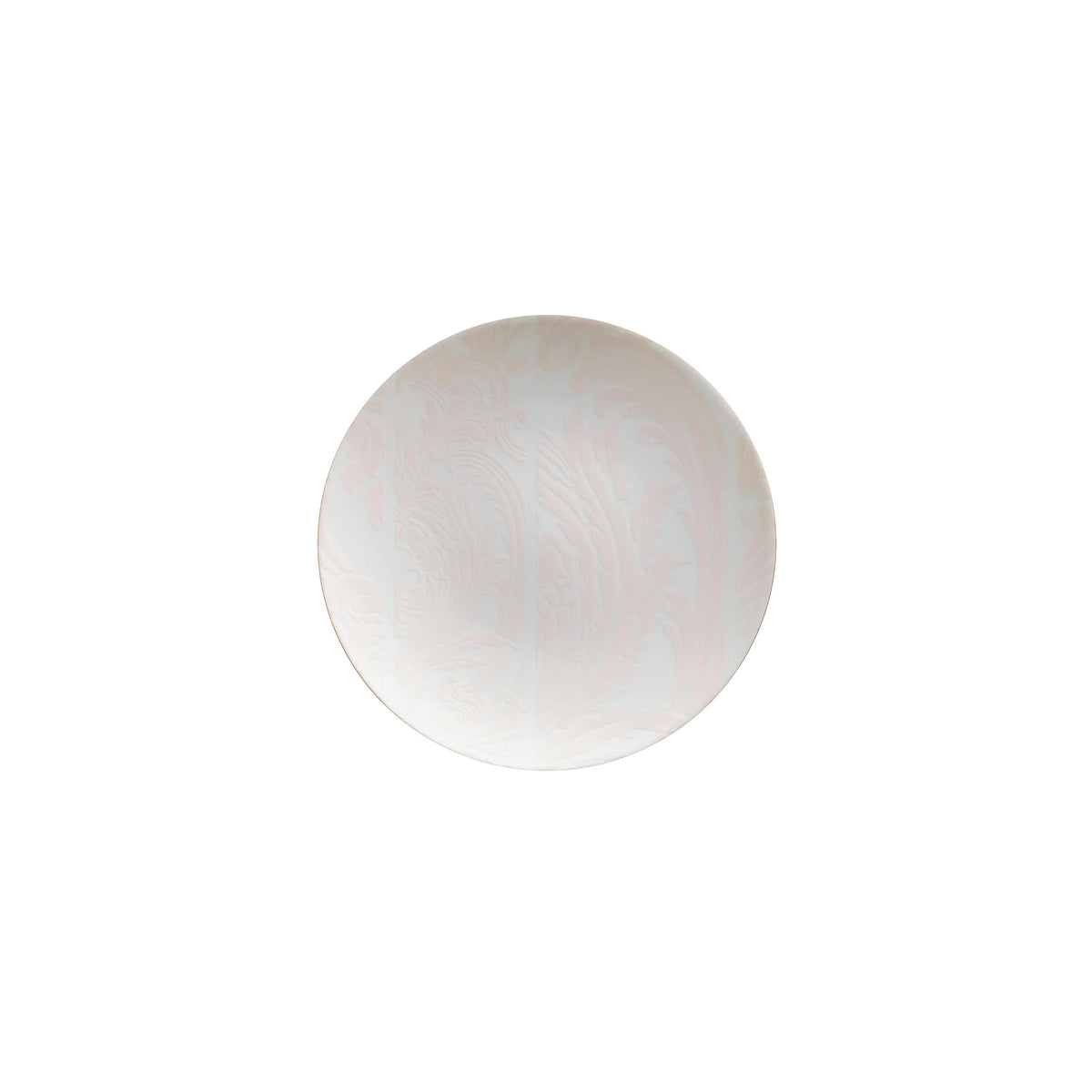 Jl Coquet Indian Pink Powder Pink Gold Trim - Bread Plate - 6.1 in SKU: AGO1008BBA107
