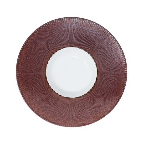 JL Coquet  GRANITE ROUGE - Assiette creuse ? aile GM, Bol?ro 3.94 Inch SKU: BOL1023GROUBLNC000