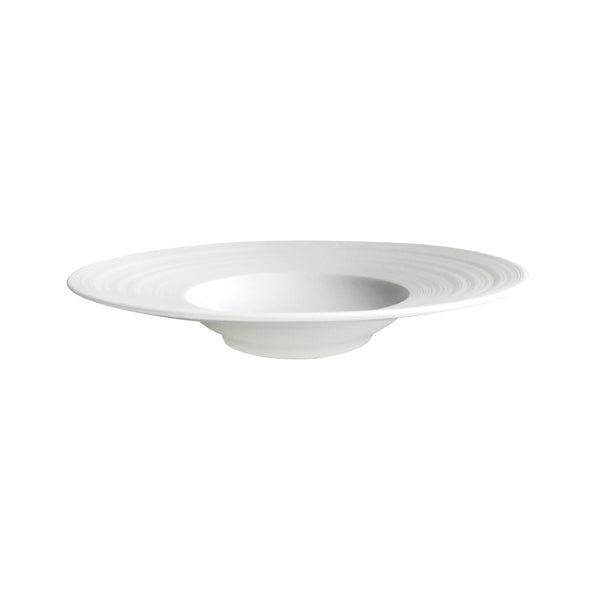 Jl Coquet HEMISPHERE Satin White - JDC Deep Plate - 10.6 in SKU: HEM1052BS0000