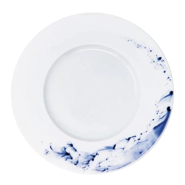JL Coquet  BLUE IMPRESSION - Assiette de pr?sentation 12.99 Inch SKU: DMO1039BIMPBLNC000